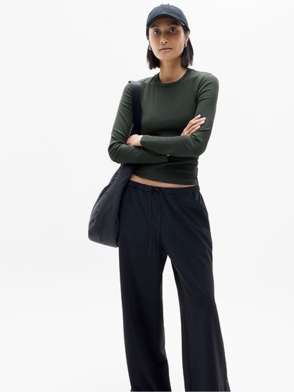 Athleta Signature Rib Crew Top. - Picture 2 of 4
